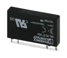 2967950: Solid State Relay, SPST-NO, 750 mA, 253 VAC, Through Hole, Solder, Zero Crossing