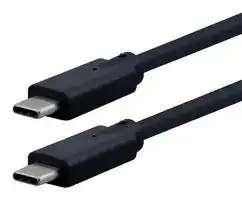 11.02.9077: USB Cable, Type C Plug to Type C Plug, 1.5 m, 4.9 ft, USB 3.2, Black, E-Marked Cable