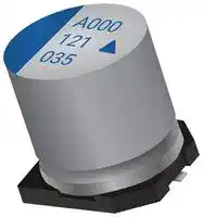 AHA0810560M040R: Hybrid Aluminium Electrolytic Capacitor, 56 µF, ± 20%, 40 V, Radial Can - SMD, 0.032 ohm