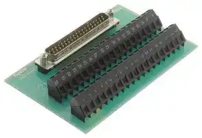 1546695-1: Terminal Block Interface, D Sub 37 Position Plug, Screw Type 38 Position Terminal Block, 10 A