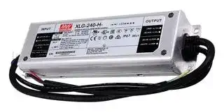 XLG-240-H-DA2: LED Driver, LED Lighting, 239.6 W, 56 V, 4.9 A, Constant Power, 100 VAC