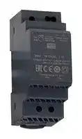 DDR-30G-12: Isolated DIN Rail Mount DC/DC Converter, Railway, 4:1, 30 W, 1 Output, 12 V, 2.5 A