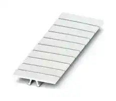0807216: Terminal Block Marker, White, Marker Strip, Modular Terminal Blocks, Blank (Legend), 8.2 mm, ZB