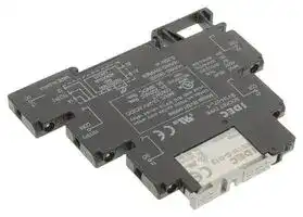 RV8H-L-AD12: Power Relay, SPDT, 12 VAC/VDC, 6 A, RV8H Series, DIN Rail, Non Latching