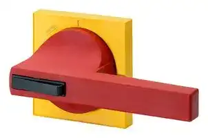 8UC7320-8BD: Handle, with Masking Frame, Red/Yellow, 8UC7324-8BD44 Door Operating Mechanism