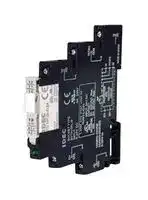 RV8H-L-D12: Power Relay, SPDT, 12 VDC, 6 A, RV8H Series, DIN Rail, Non Latching