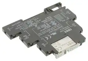 RV8H-L-D24: Power Relay, SPDT, 24 VDC, 6 A, RV8H Series, DIN Rail, Non Latching