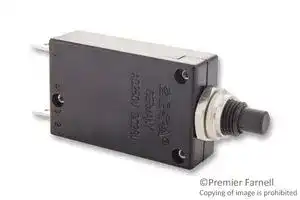 2-5700-IG1-P10-DD-000040 15A: Thermal Circuit Breaker, 2-5700 Series, 15 A, 1 Pole, 28 V, 250 V, Panel