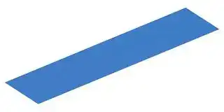 2420724-1: EMI Shielding Gasket, Fluorosilicone Binding, Sheet, 450 Series, 1 m x 150 mm x 0.8 mm