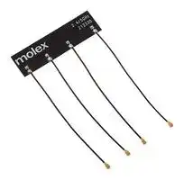 212330-0100: Antenna, MIMO WiFi, 5.15 GHz to 5.85 GHz, 3.9 dBi, Linear, Adhesive