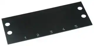 MS602-XP-5-01A: MARKING STRIP, 1 TO 9