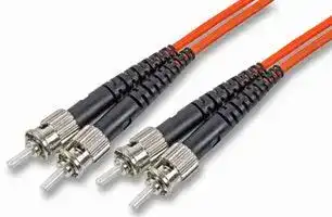 PS11092: 10ft Fiber Optic Patch Cable ST to ST
