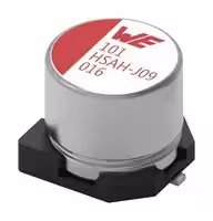 875585357008 — Hybrid Aluminium Electrolytic Capacitor, 470 µF, ± 20%, 16 V, Radial Can - SMD, 0.02 ohm