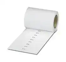 0816647: Terminal Block Marker, Marking Foil, Phoenix Contact THERMOMARK Zack Marker Strip, Blank