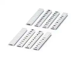0808613: Terminal Block Marker, White, Marker Strip, Modular Terminal Blocks, Blank (Legend), 4 mm, ZB
