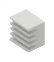 ICK SMD F 8 MI TR: Heat Sink, Solderable Surface, 74 K/W, SMD, 8 mm, 6 mm, 8 mm