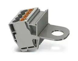 1017454: Pluggable Terminal Block, 5 Ways, 10 mm², Push In