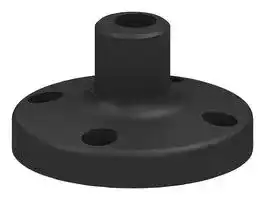 8WD4308-0DB: Base, Signalling Column, Pipe Mount, Polyamide, Black