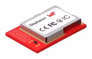 2617011025000: Radio Module, WiFi & Bluetooth, 2.48 GHz, 5 Mbaud, 3.6V, Internal Antenna, UART Interface