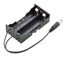 FIT0538: Battery Holder, DC 2.1 Power Jack, 18650 Model, 7.4 V, 2 Cell