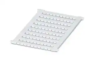 0803579: Terminal Block Marker, White, Marker Sheet, Modular Terminal Blocks, Blank (Legend), 4.2 mm, ZB