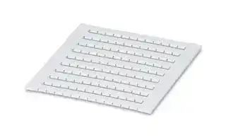 0803595: Terminal Block Marker, White, Marker Sheet, Modular Terminal Blocks, Blank (Legend), 5.2 mm, ZB