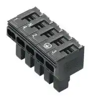 1952130000: Pluggable Terminal Block, 5 Ways, 4 mm², Push In