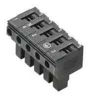1952120000: Pluggable Terminal Block, 5 Ways, 4 mm², Push In