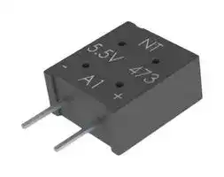 FMR0V474ZF: Supercapacitor, 0.47 F, 3.6 V, Radial Leaded, -20%, +80%, 5 mm