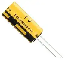 TV1635-3R0356-R: Supercapacitor, 35 F, 3 V, PC Pin, -10%, +30%, 7.5 mm, 1000 hours @ 65°C