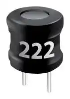 RLB1112V4-222J: Inductor, 2.2mH, 2.75ohm, 350mA, ±5%, Unshielded, RLB1112V4 Series, Radial Leaded