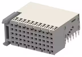 2392856-1: Connector, Z-PACK Series, 55 Contacts, 2 mm, Receptacle, Press Fit, 5 Rows