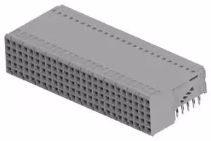 2392575-1: Connector, Z-PACK Series, 125 Contacts, 2 mm, Receptacle, Press Fit, 5 Rows