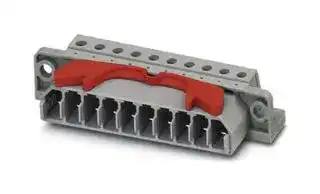 1600014: Pluggable Terminal Block, 7.62 mm, 10 Ways, 4 mm², Screw