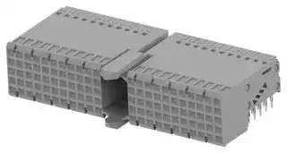 2392557-1: Connector, Z-PACK Series, 110 Contacts, 2 mm, Receptacle, Press Fit, 5 Rows