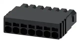3SU1900-0KT10-0AA0: Connector, 7 P, Plastic, Black, Spring Terminal, Communication Module