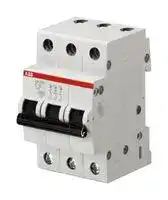 2CDS213001R0064: Thermal Circuit Breaker, SH200 Series, 6 A, 3 Pole, 400 V, DIN Rail