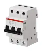 2CDS213001R0065: Thermal Circuit Breaker, SH200 Series, 6 A, 3 Pole, 400 V, DIN Rail