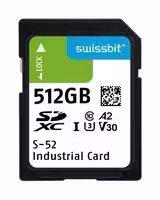 SFSD512GL1AM1TB-I-XG-2A1-STD: Flash Memory Card, 3D TLC, SDXC Card, 512 GB