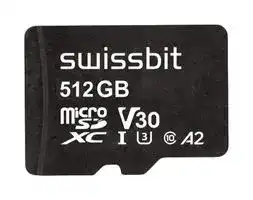SFSD512GN1AM1TB-E-XG-221-STD: Flash Memory Card, 3D TLC, MicroSDXC Card, UHS-1, Class 10/U3/V30/A2, 512 GB