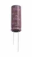 EGPA350ETE681MK20S: Electrolytic Capacitor, Miniature, 680 µF, 35 V, ± 20%, Radial Leaded, 3000 hours @ 125°C, Polar