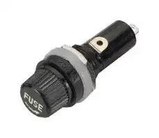 BK1-HTJ-602I: Cartridge Fuse Holder, 1 Fuse, 10 A, 250 VAC, 1/4 " x 1-1/4 ", Solder