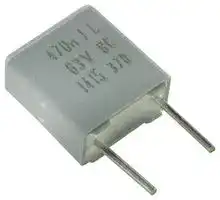 BFC237012474.: CAPACITOR POLYESTER FILM 0.47UF, 63V, 5%, RADIAL