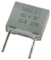 BFC237022104.: CAPACITOR POLYESTER FILM 0.1UF, 100V, 5%, RADIAL