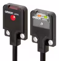 E3T-FT11 2M: Photoelectric Sensor, 500 mm, NPN Open Collector, 50 mA, 12 VDC to 24 VDC