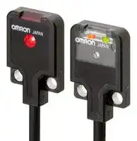 E3T-FT11 2M: Photoelectric Sensor, 500 mm, NPN Open Collector, 50 mA, 12 VDC to 24 VDC