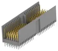 2391875-1: Connector, 2mm HM, Z-PACK Series, 154 Contacts, 2 mm, Header, Press Fit, 7 Rows