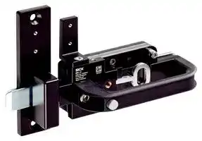 MB1-BS10: Mechanical Bolt, Safety Switch, ANSI-Compliant Lock, Short Frame Plate, Actuator Mounting Adapter