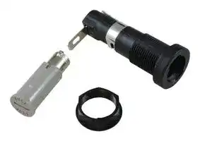03450601H: Cartridge Fuse Holder, 1 Fuse, 20A, 250V, 6.3mm x 32mm, Quick Connect