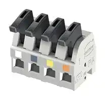 14310416201201: Wire-To-Board Terminal Block, Profinet, 5 mm, 4 Ways, 28 AWG, 16 AWG, 1.5 mm², Push In Lock